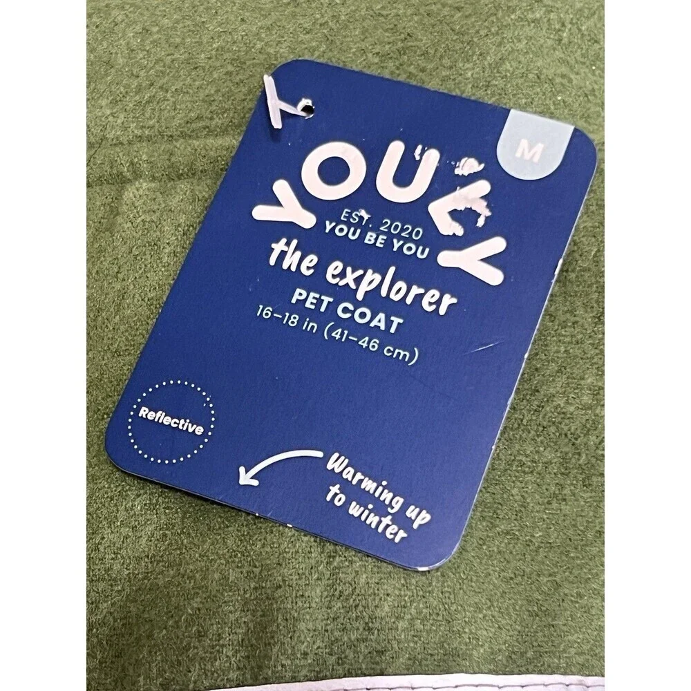 NWT Youly Dog Coat 